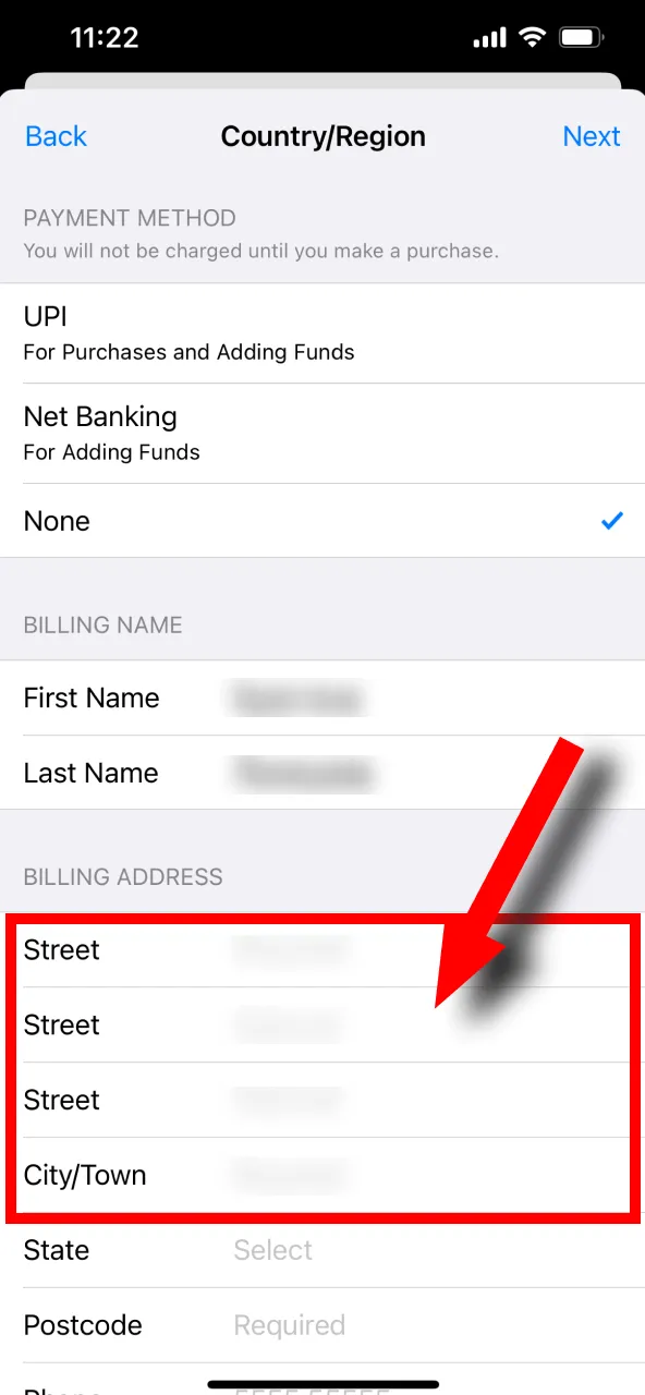 اپنے Melbet اکاؤنٹ کی سیٹنگ مکمل کرنے کے لیے ایڈریس کی تفصیلات درج کریں۔