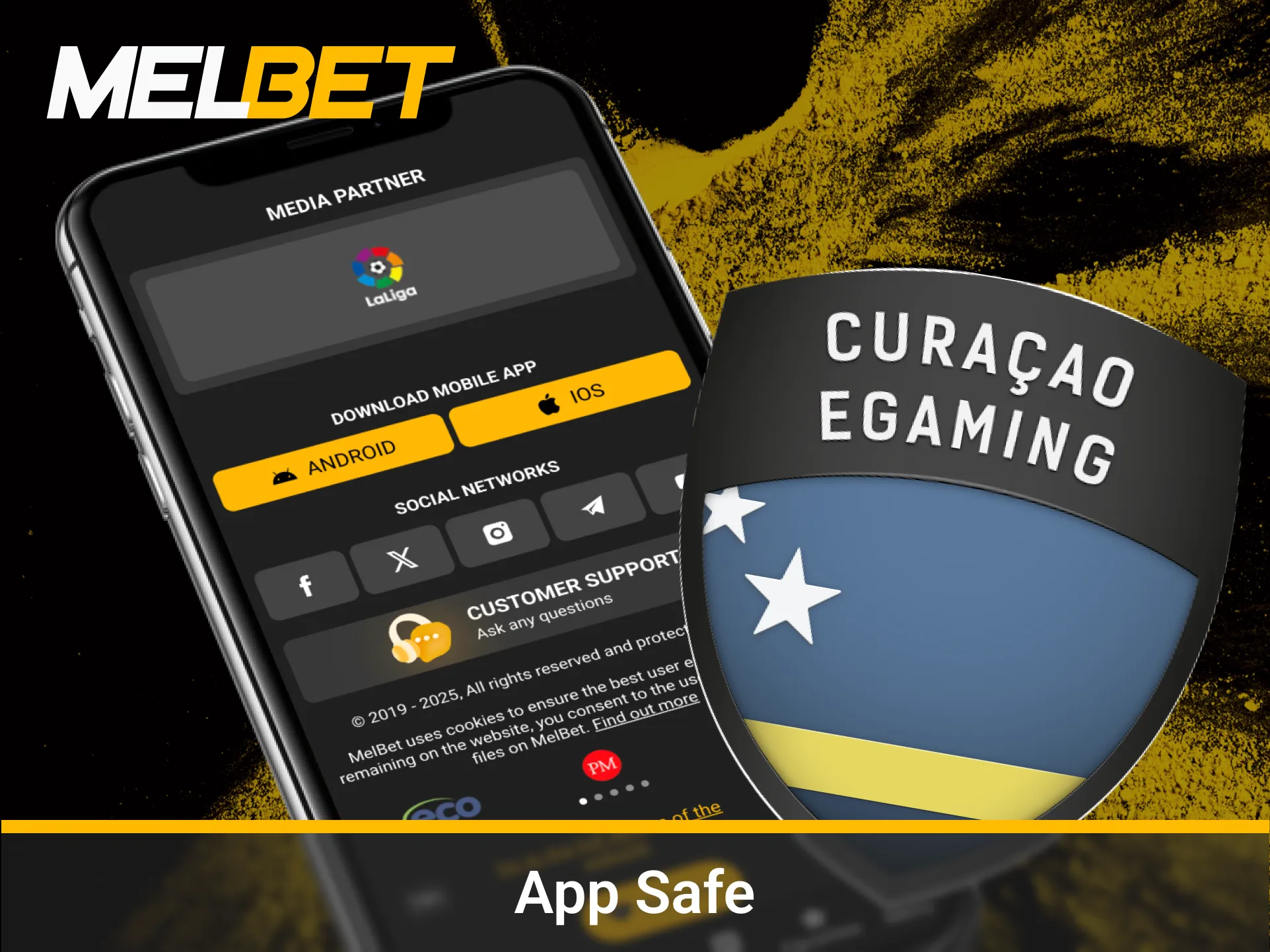 Enjoy secure and safe gaming with Melbet.