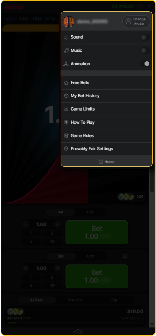 Study the Melbet Aviator interface to understand all game controls.