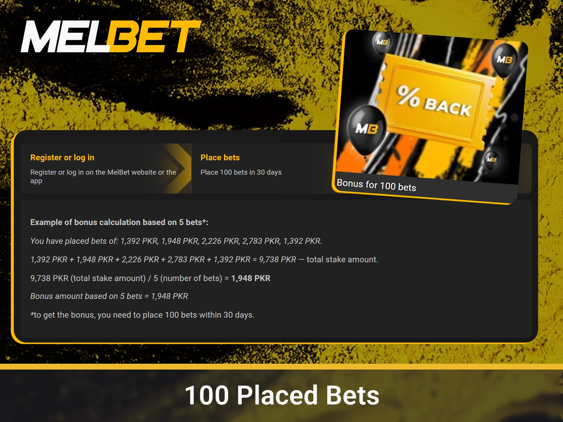 Get a reward after completing a century of sports wagers.