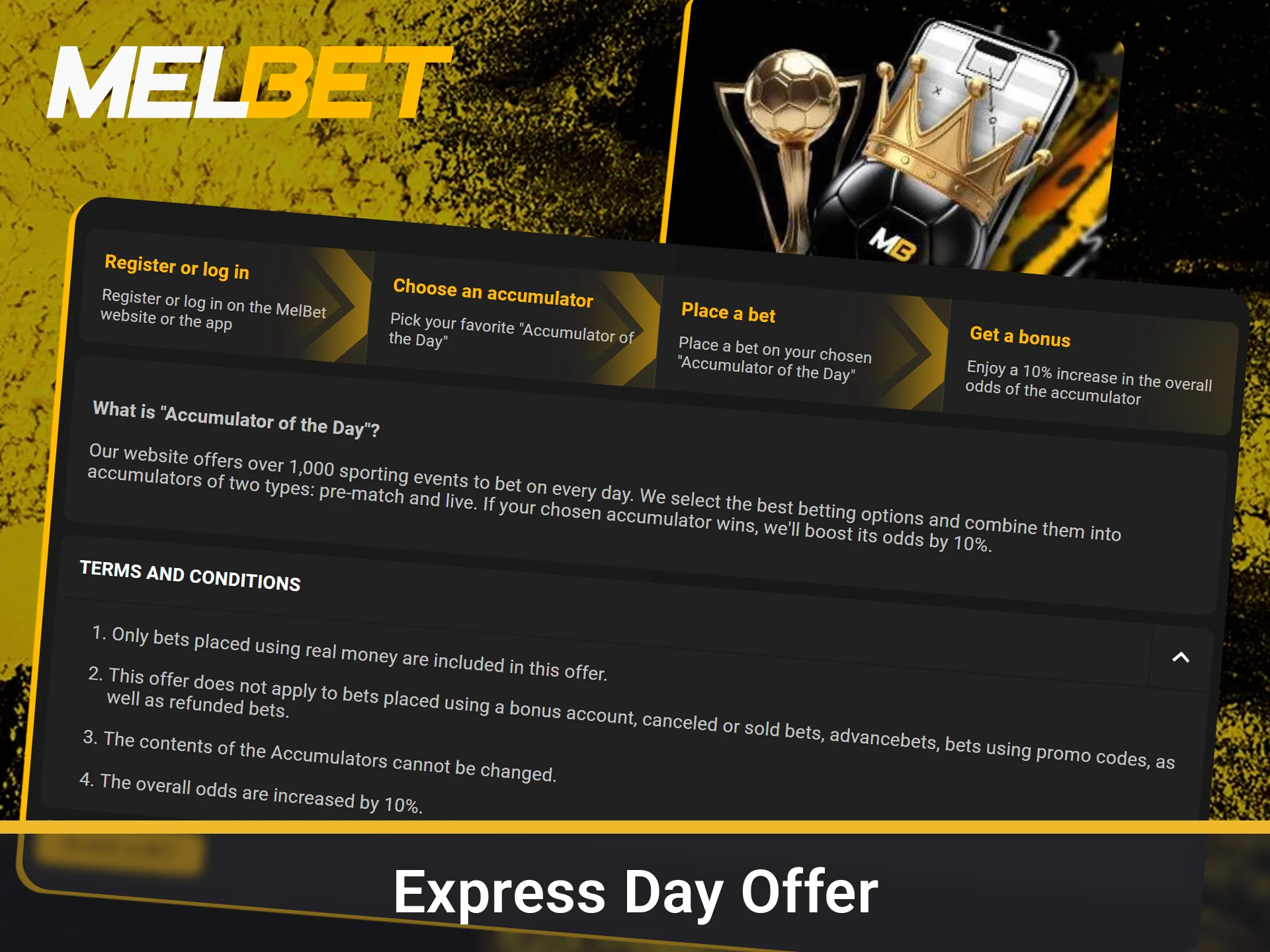 Boost your potential winnings with pre-selected daily accumulator bets.