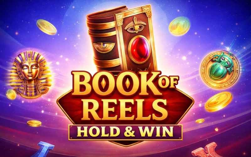 Ancient book style slot on Melbet.