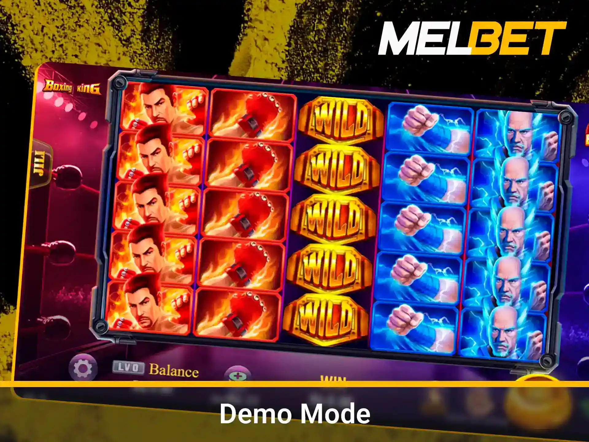 Try free play mode on Melbet website.
