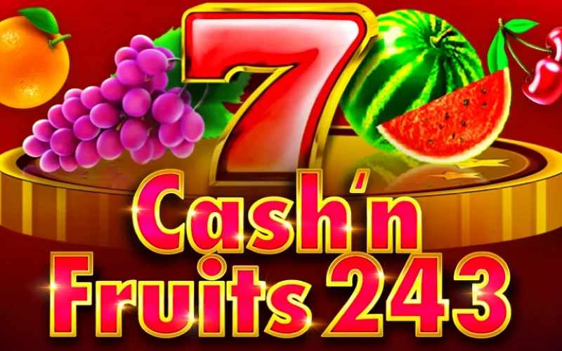 Fruit machine style slot game on Melbet.