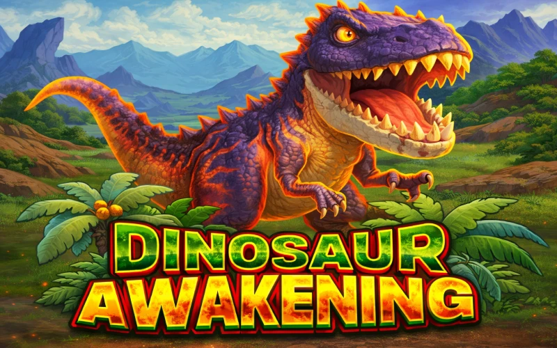 Prehistoric themed shooting game featuring massive dinosaur multipliers.
