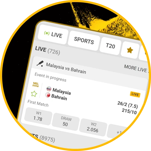 Explore thousands of betting markets for cricket, football, and esports at Melbet.