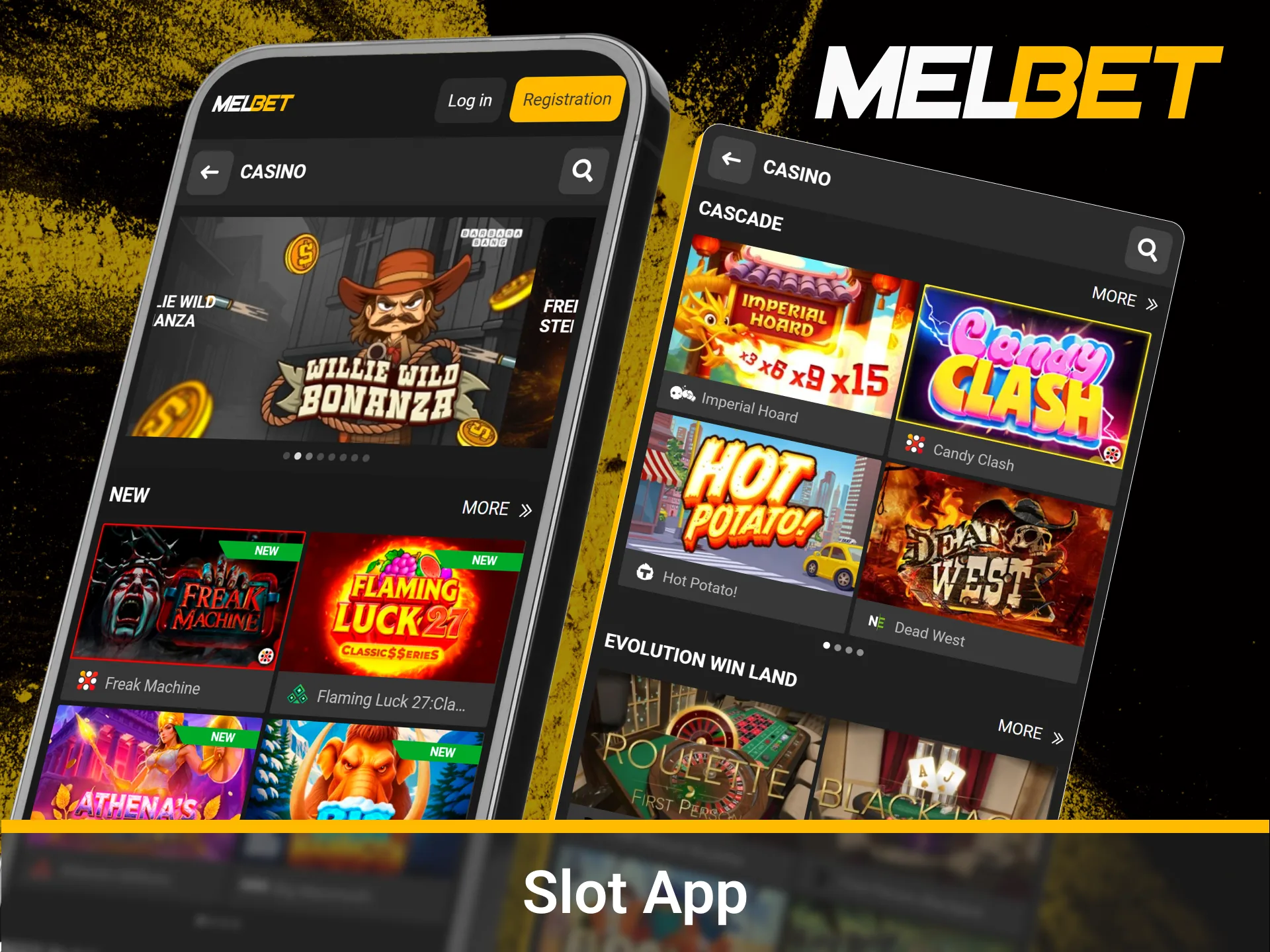 Install the Melbet mobile app for slots.